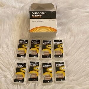 Hearing Aid Batteries 8 Single Packs 1.45V‎ Duracell